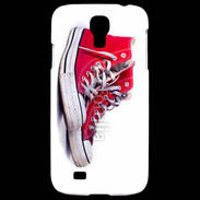 Coque Samsung Galaxy S4 Chaussure Converse rouge