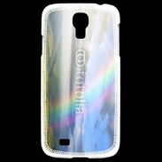 Coque Samsung Galaxy S4 Arc en ciel à la montagne