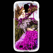Coque Samsung Galaxy S4 Femme florale