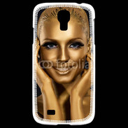 Coque Samsung Galaxy S4 Femme couleur or