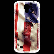 Coque Samsung Galaxy S4 Drapeau USA avec arme