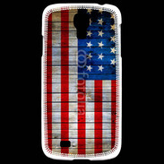 Coque Samsung Galaxy S4 Drapeau USA Vintage