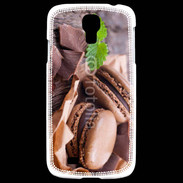 Coque Samsung Galaxy S4 Macaron chocolat 