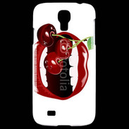 Coque Samsung Galaxy S4 Cerise et bouche