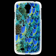 Coque Samsung Galaxy S4 Banc de poissons bleus