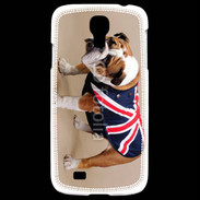 Coque Samsung Galaxy S4 Bulldog anglais en tenue