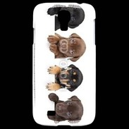 Coque Samsung Galaxy S4 Alignement de petits chiens