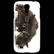 Coque Samsung Galaxy S4 Chat noir et blanc