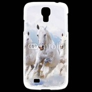 Coque Samsung Galaxy S4 Chevaux blancs