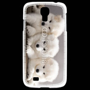 Coque Samsung Galaxy S4 Chiot japonais blanc