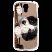 Coque Samsung Galaxy S4 Chiot blanc et noir 2