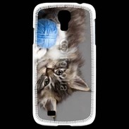 Coque Samsung Galaxy S4 Chaton et pelote de laine