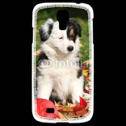 Coque Samsung Galaxy S4 Adorable chiot Border collie