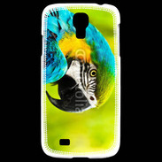 Coque Samsung Galaxy S4 Macaw africain bleu et jaune