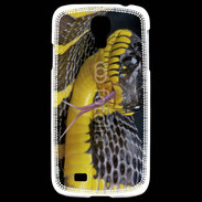 Coque Samsung Galaxy S4 Serpent noir et jaune