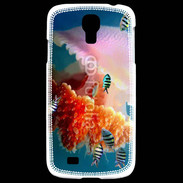Coque Samsung Galaxy S4 Méduse géante et poissons