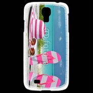 Coque Samsung Galaxy S4 La vie en rose à la plage