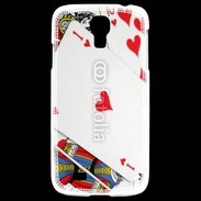 Coque Samsung Galaxy S4 As de coeur