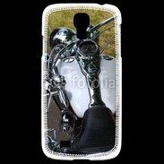Coque Samsung Galaxy S4 Moto chromée