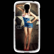 Coque Samsung Galaxy S4 Femme mode militaire US