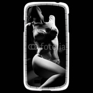 Coque Samsung Galaxy S4 Charme noir et blanc
