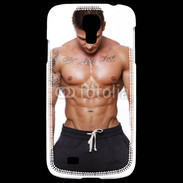 Coque Samsung Galaxy S4 Brun musclé 1