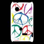 Coque Sony Xperia Typo Symboles de paix 2