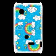 Coque Sony Xperia Typo Ciel Rainbow