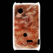 Coque Sony Xperia Typo Peinture préhistorique de mains