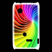 Coque Sony Xperia Typo Art abstrait en couleur