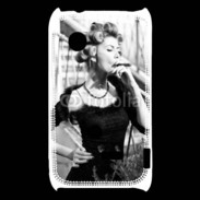 Coque Sony Xperia Typo Aristocrate en noir et blanc