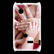 Coque Sony Xperia Typo Famille main dans la main