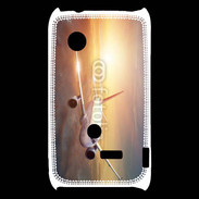 Coque Sony Xperia Typo Avion de ligne au coucher de soleil