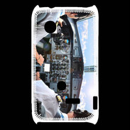 Coque Sony Xperia Typo Cockpit avion de ligne