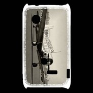 Coque Sony Xperia Typo Avion T6 noir et blanc