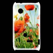 Coque Sony Xperia Typo Champs de coquelicots