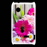 Coque Sony Xperia Typo Bouquet de fleur sur bois