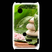 Coque Sony Xperia Typo Galet et feuilles mouillées