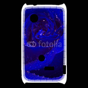 Coque Sony Xperia Typo Fleur rose bleue