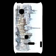 Coque Sony Xperia Typo Vintage Paris en dessin 2