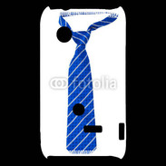 Coque Sony Xperia Typo Cravate bleue