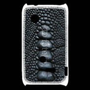 Coque Sony Xperia Typo Effet crocodile noir