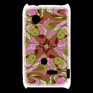 Coque Sony Xperia Typo Ensemble floral Vert et rose