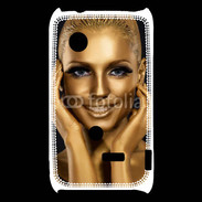 Coque Sony Xperia Typo Femme couleur or