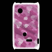 Coque Sony Xperia Typo Camouflage rose