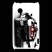 Coque Sony Xperia Typo Voiture de course noire