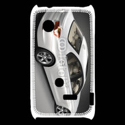 Coque Sony Xperia Typo Sport car blanche