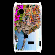 Coque Sony Xperia Typo Cote italienne fleurie