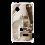 Coque Sony Xperia Typo Expresso noir et blanc