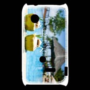 Coque Sony Xperia Typo Pina colada au bord de la piscine